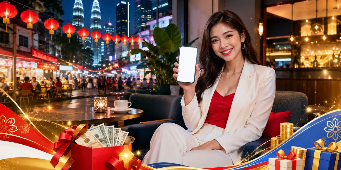 Pemain menggunakan telefon pintar untuk mengakses kasino mudah alih di Kuala Lumpur